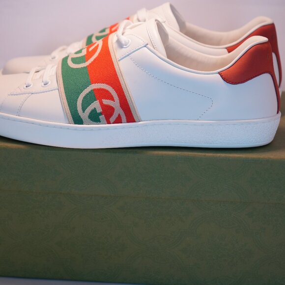 Gucci men white sneakers - Picture 1 of 6